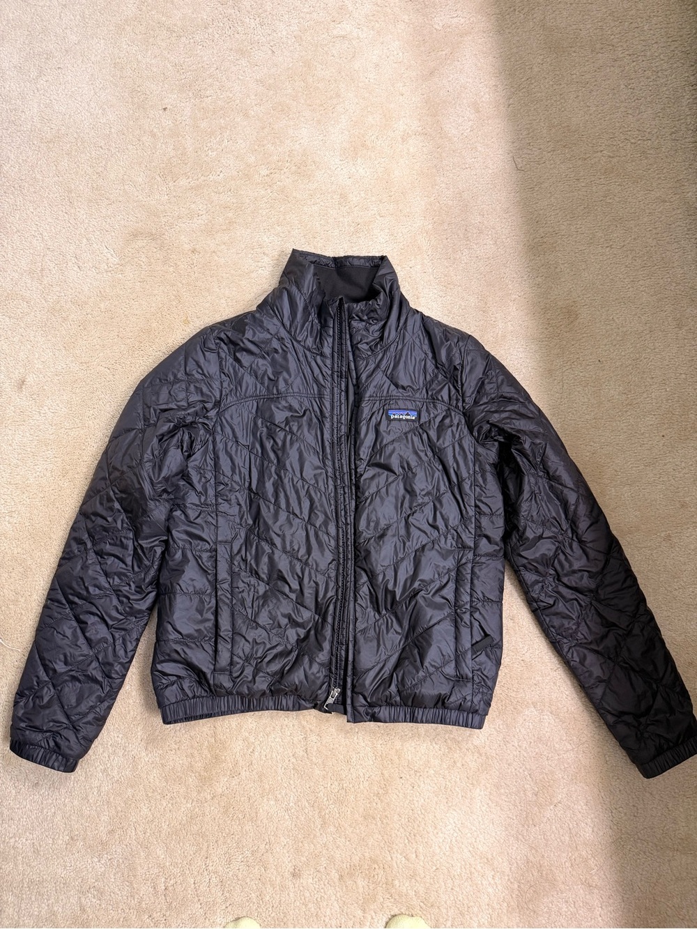 Patagonia Black Quilted Packable Jacket